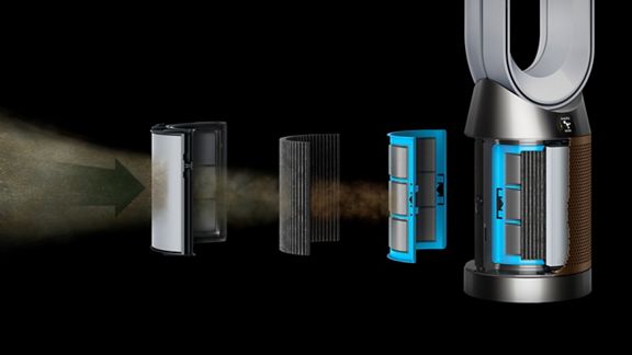 Dyson Purifier Cool Formaldehyde™ TP09 purifying fan (Nickel/Gold)